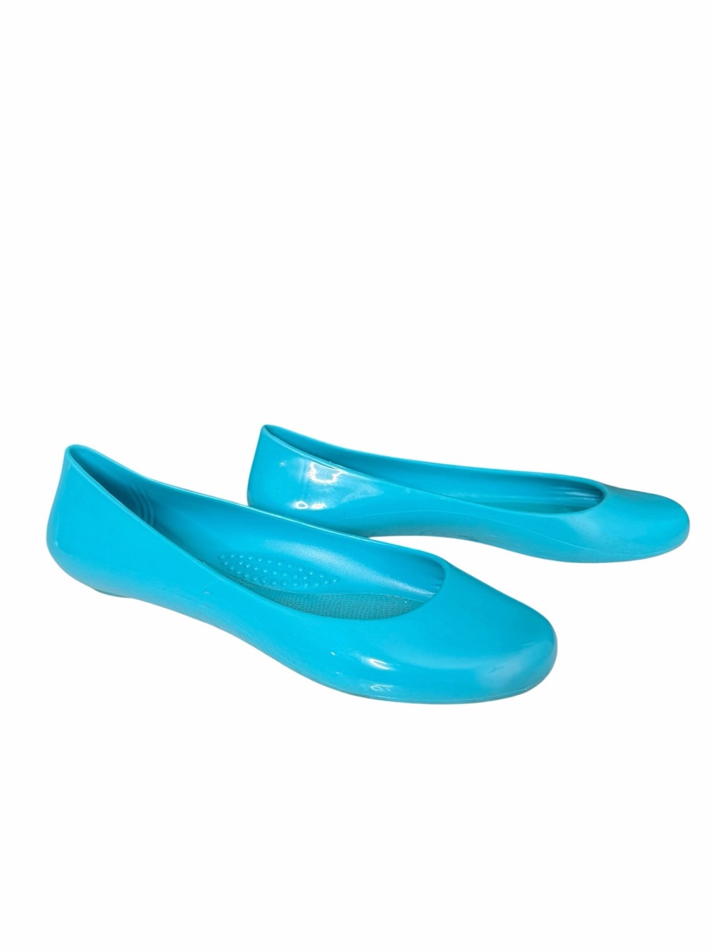 Oka b Taylor Ballet Flats Light Blue Comfort Waterproof Slip Resistant Size 7